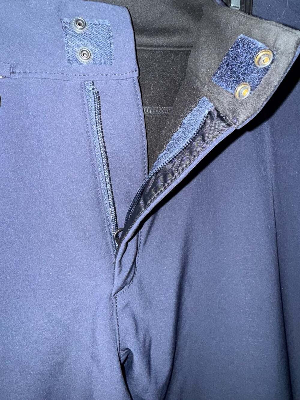 Eddie Bauer Women's XL Softshell Ski Snow Pants Navy Blue - Picture 4 of 9